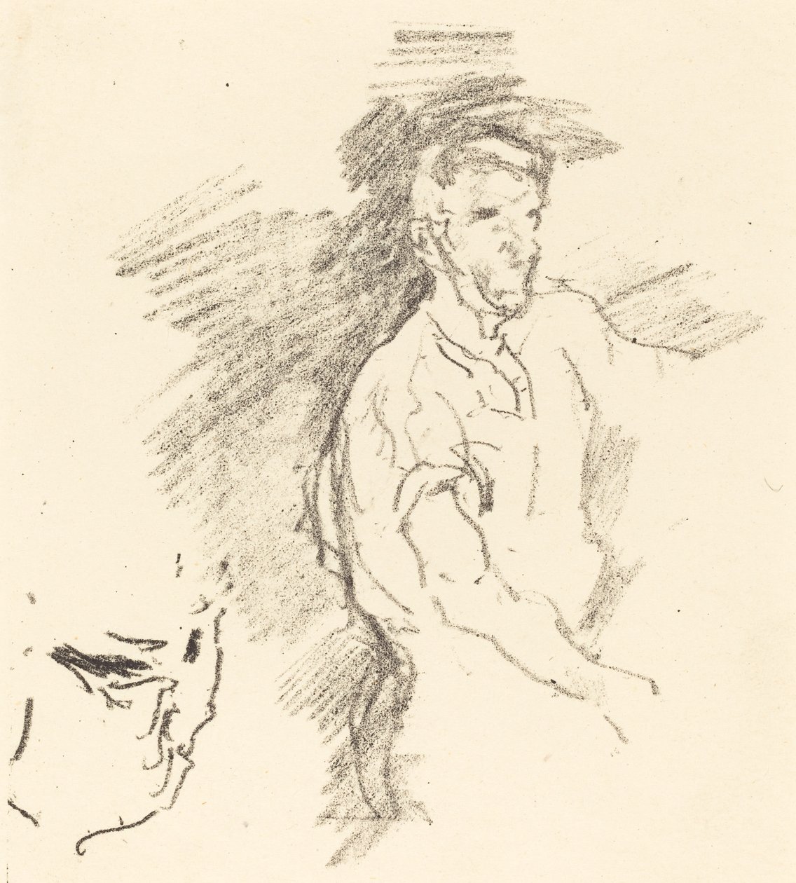 Schets van een Smid door James Abbott McNeill Whistler