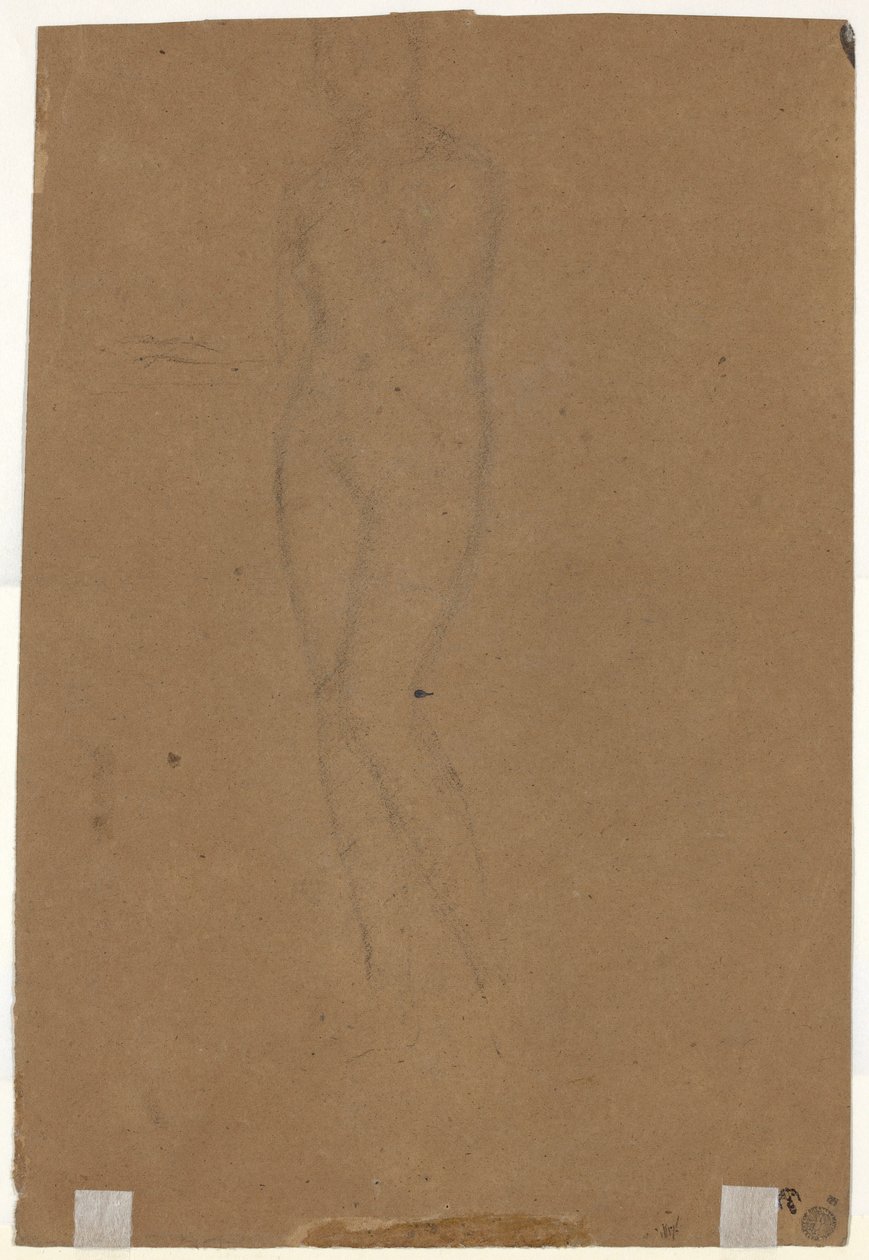 Staand Figuur [verso] door James Abbott McNeill Whistler