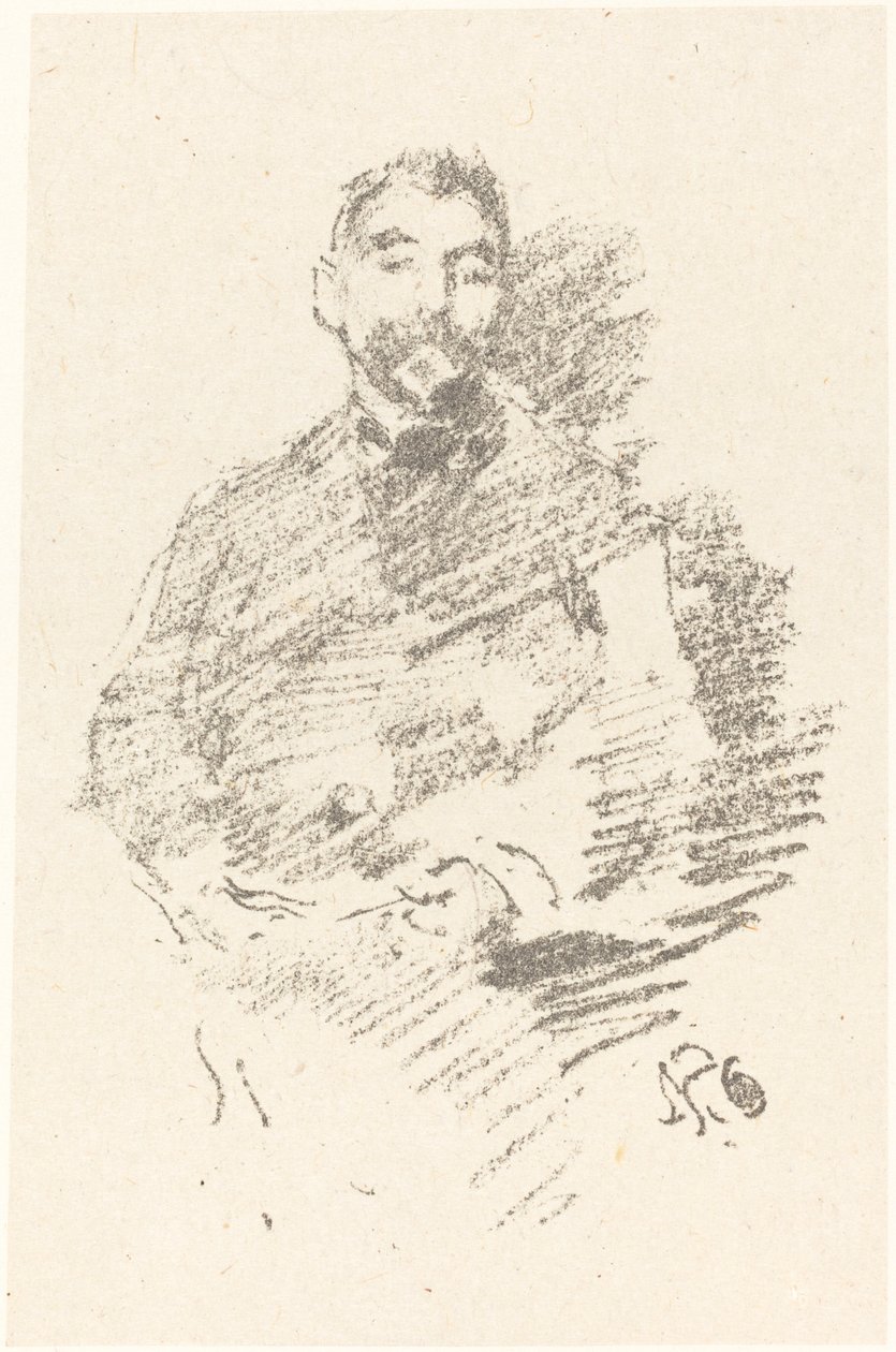 Stéphane Mallarmé door James Abbott McNeill Whistler