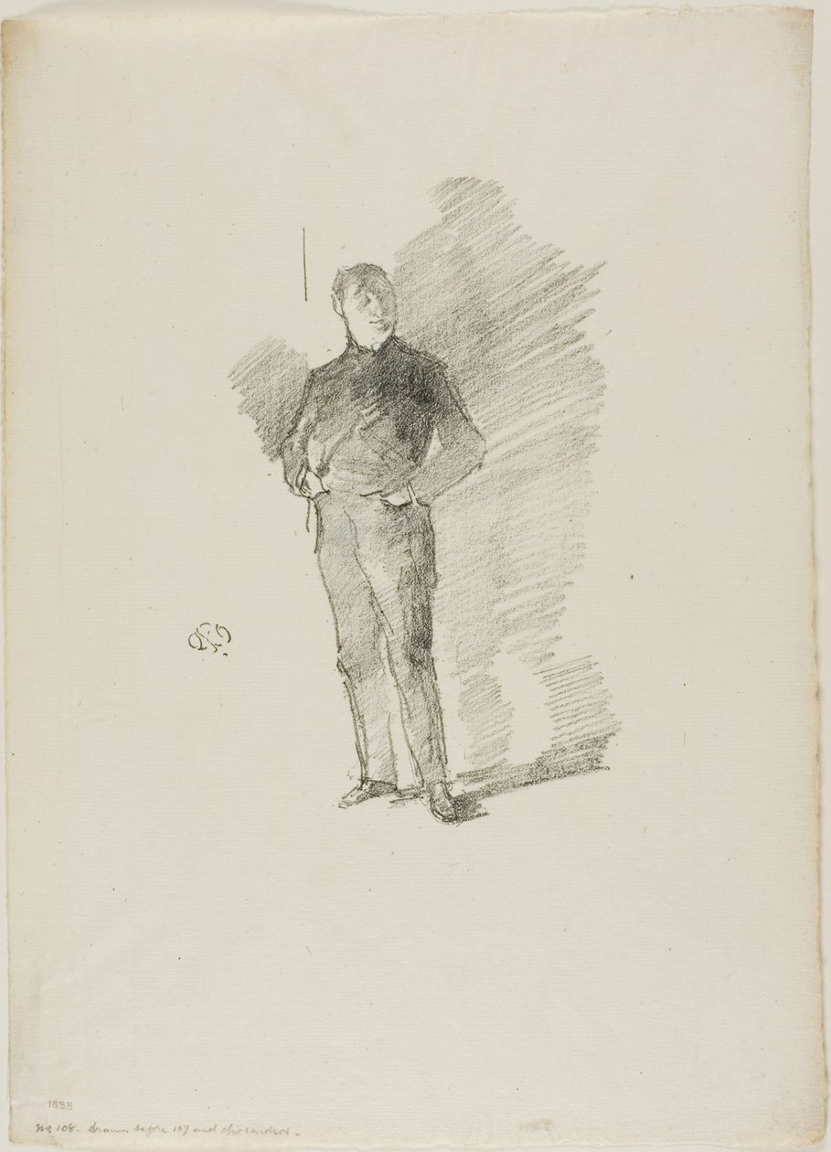 Studie nr. 2: Mr. Thomas Way door James Abbott McNeill Whistler
