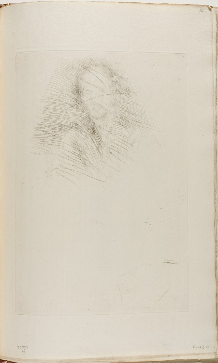 Swinburne door James Abbott McNeill Whistler