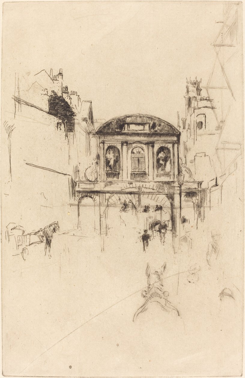 Temple Bar door James Abbott McNeill Whistler