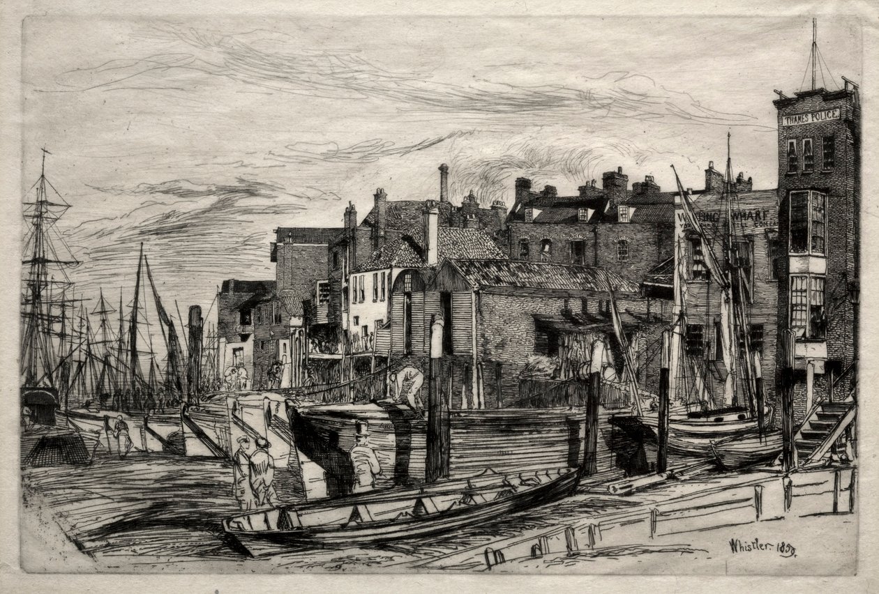 Politie Theems door James McNeill Whistler