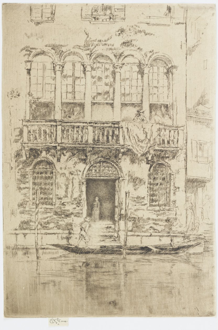 Het Balkon door James Abbott McNeill Whistler