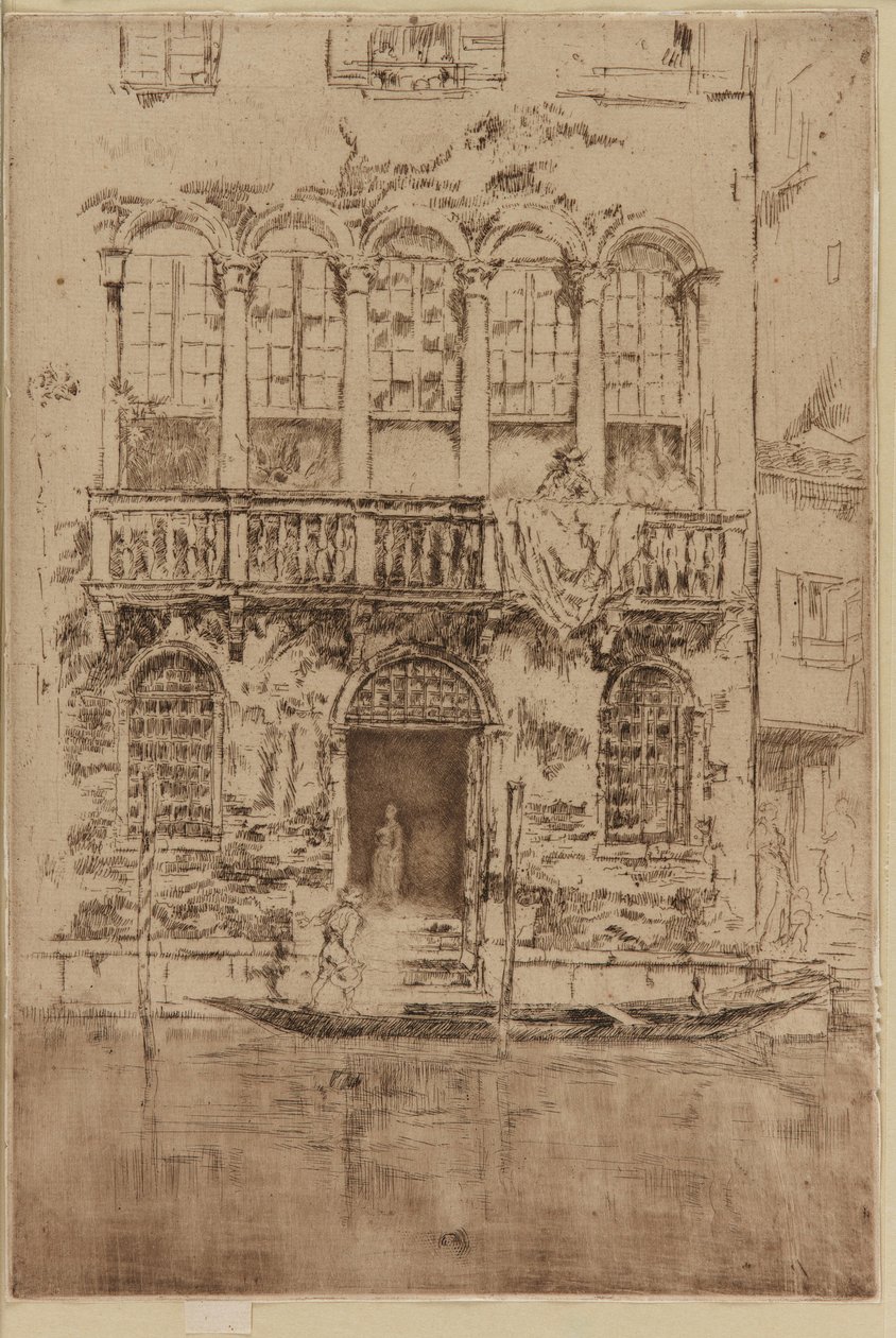 Het Balkon door James Abbott McNeill Whistler