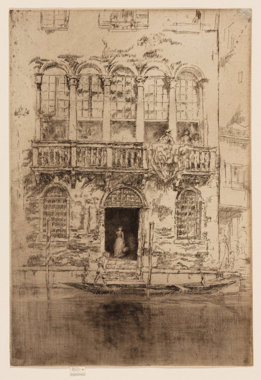 Het Balkon door James Abbott McNeill Whistler