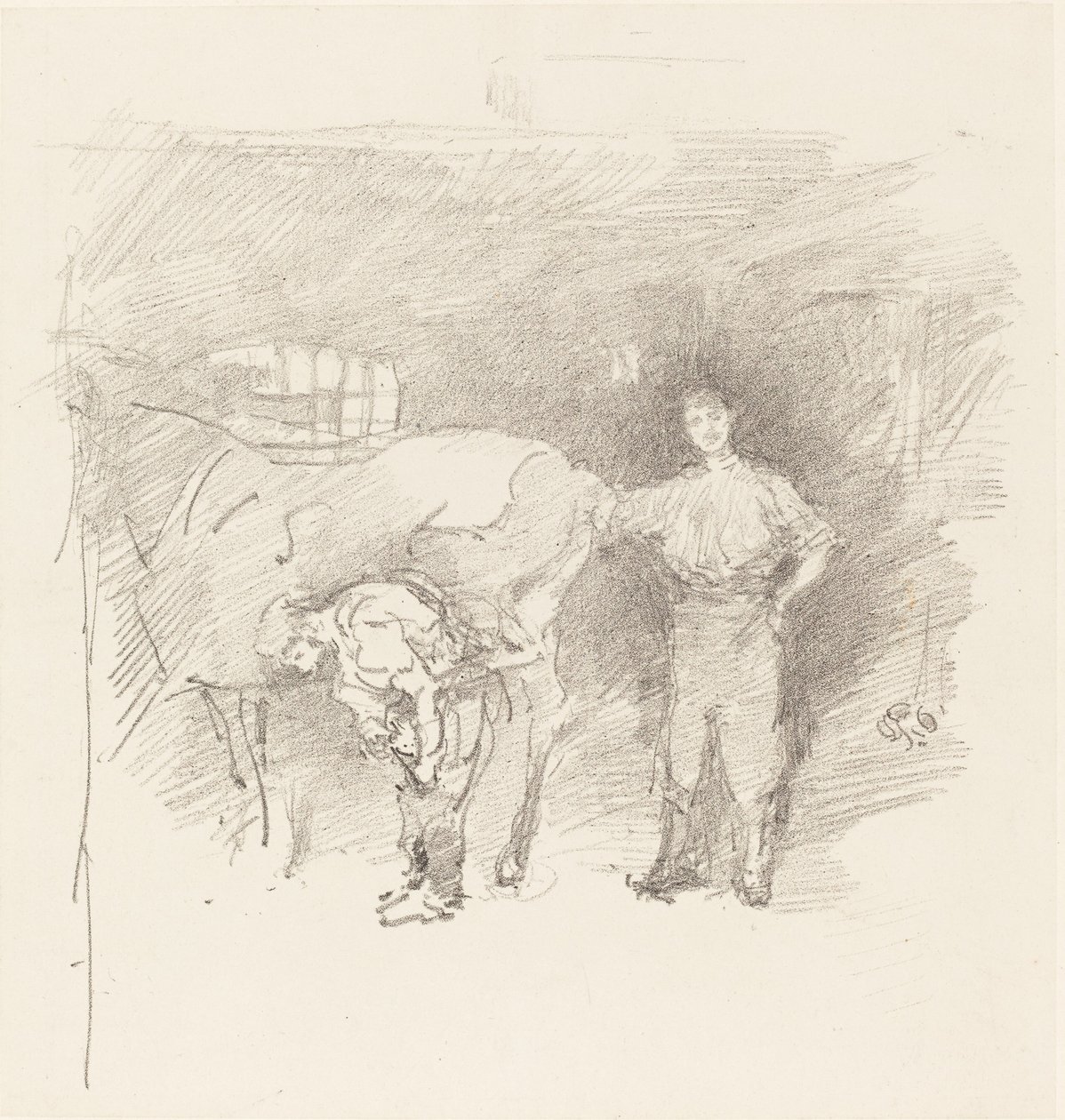 De hoefsmeden door James Abbott McNeill Whistler
