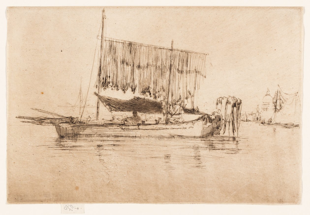 De Vissersboot door James Abbott McNeill Whistler