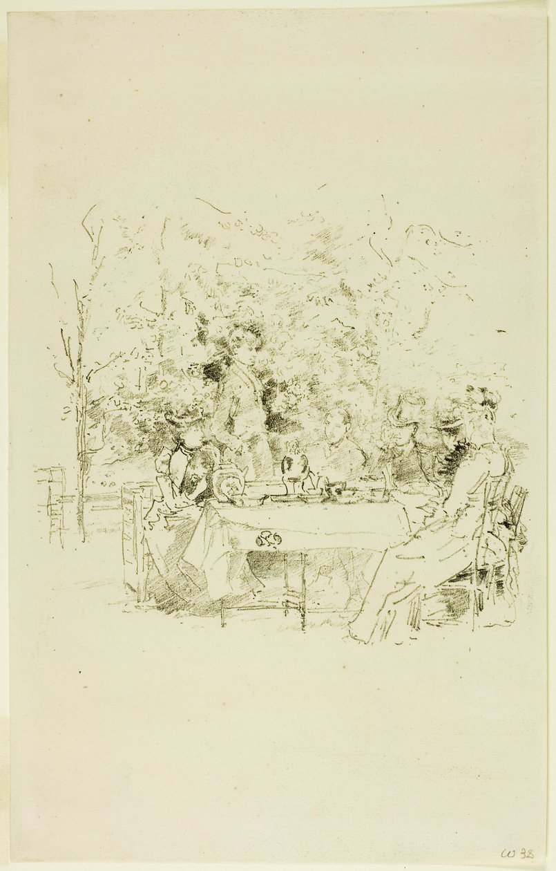 De Tuin door James Abbott McNeill Whistler