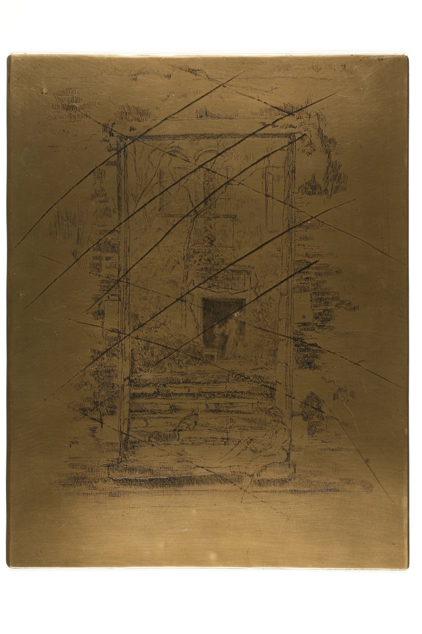 De tuin door James McNeill Whistler