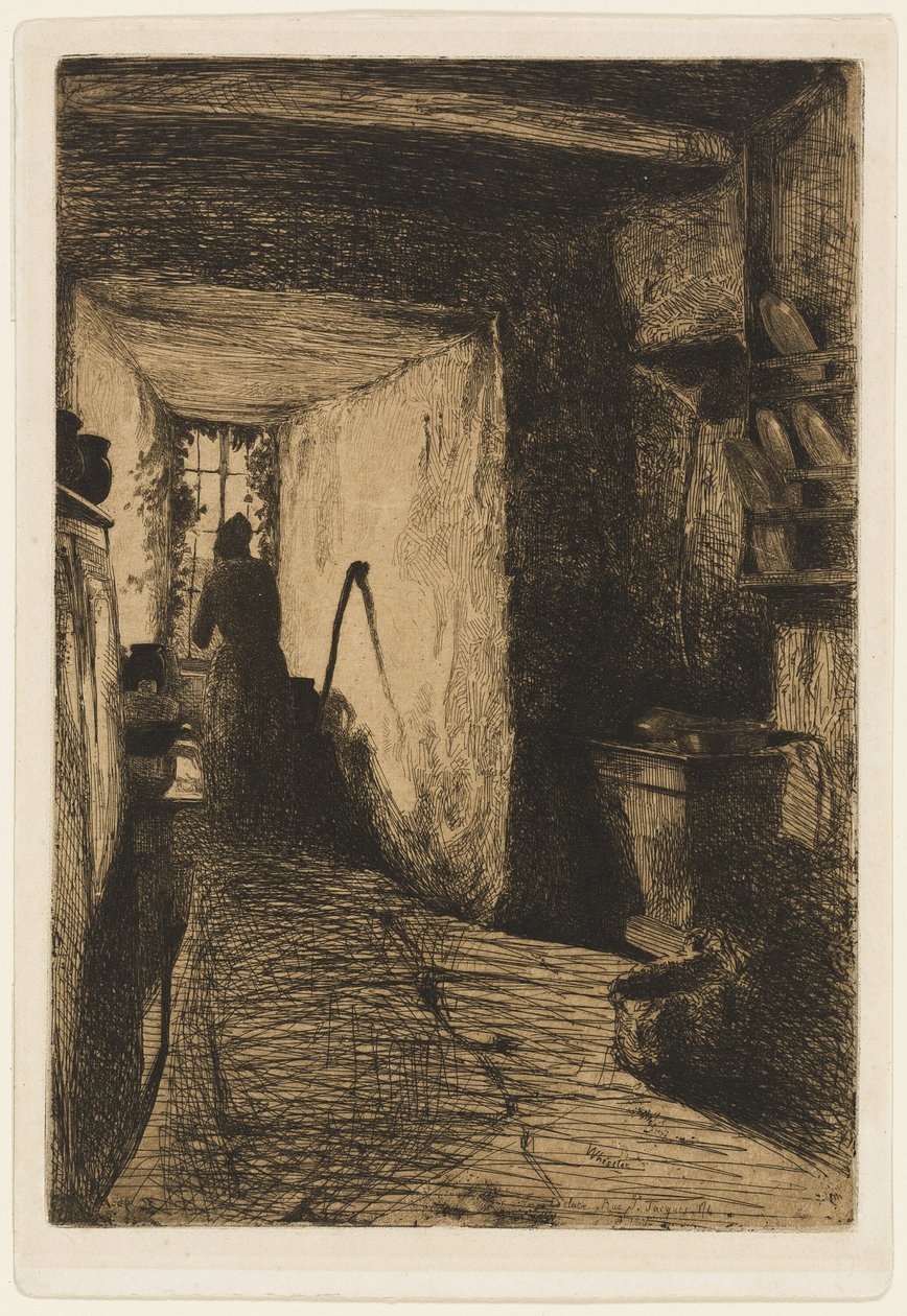 De keuken door James Abbott McNeill Whistler