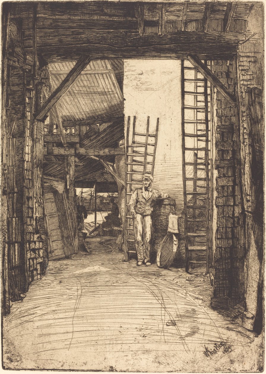 De kalkbrander door James Abbott McNeill Whistler
