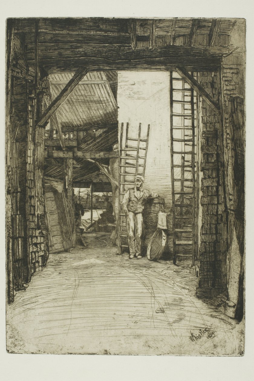 De kalkbrander door James Abbott McNeill Whistler