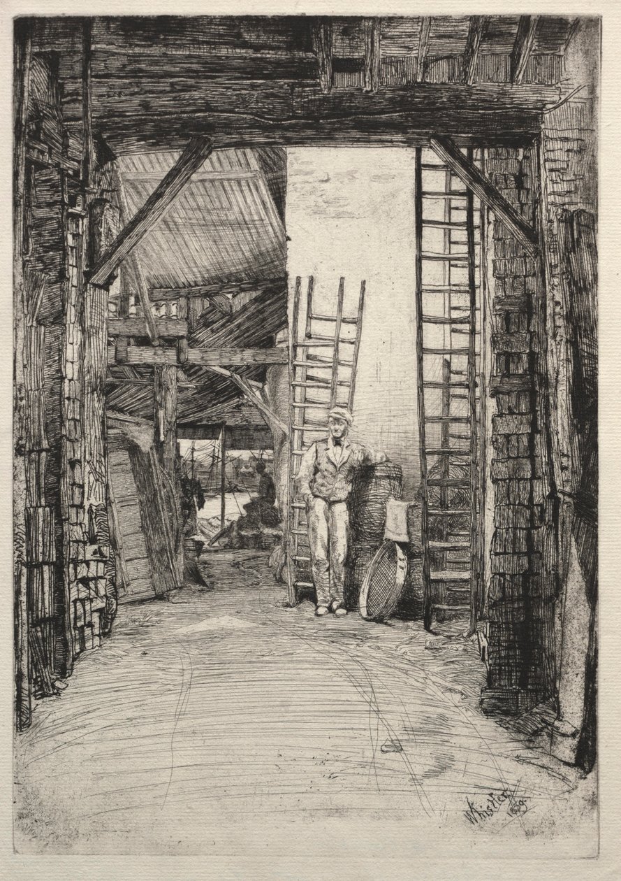 De kalkbrander door James McNeill Whistler