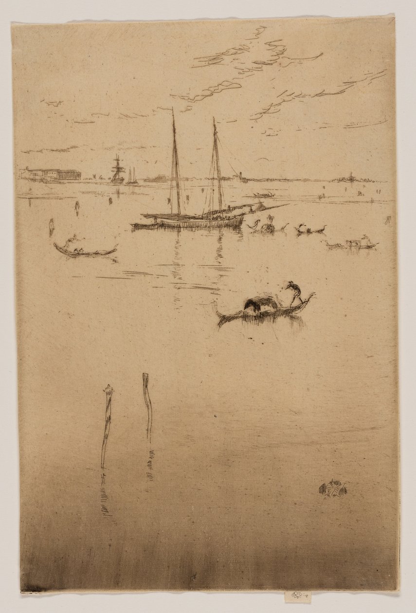 De kleine lagune door James Abbott McNeill Whistler