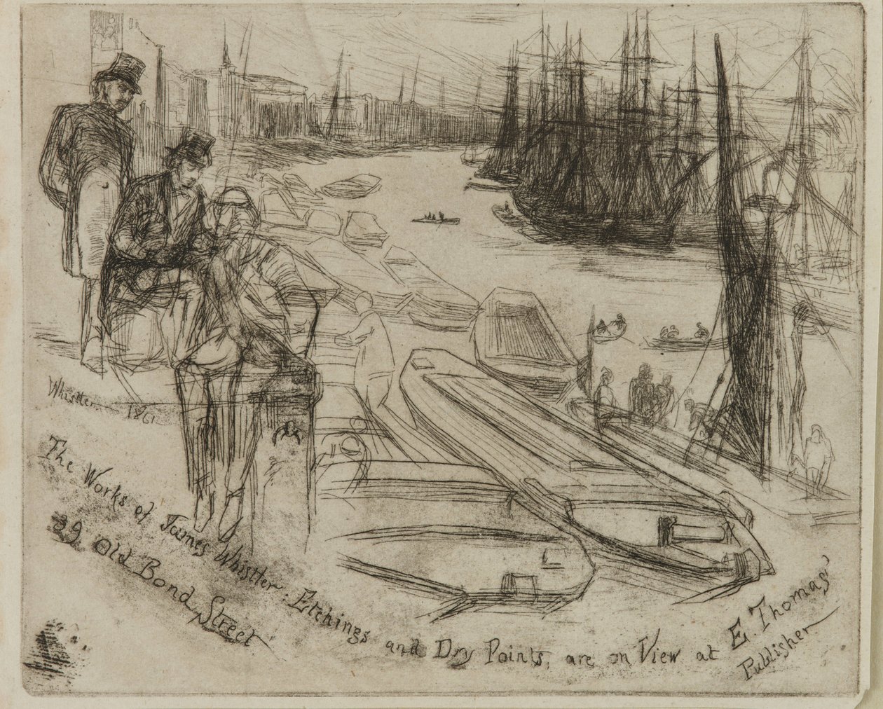 Het Kleine Poeltje door James Abbott McNeill Whistler