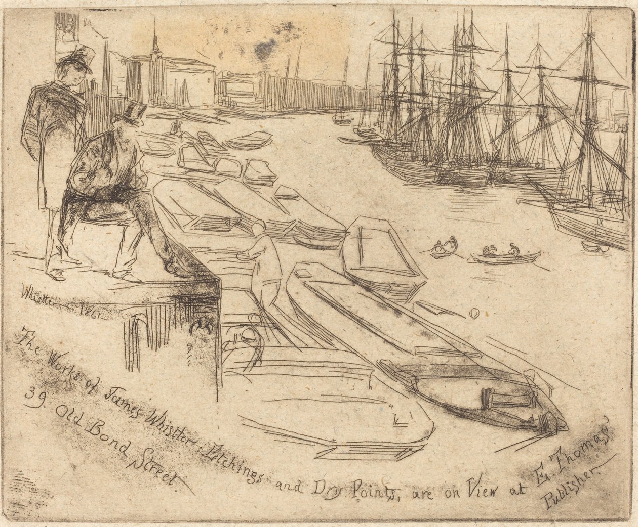 Het kleine zwembad door James Abbott McNeill Whistler