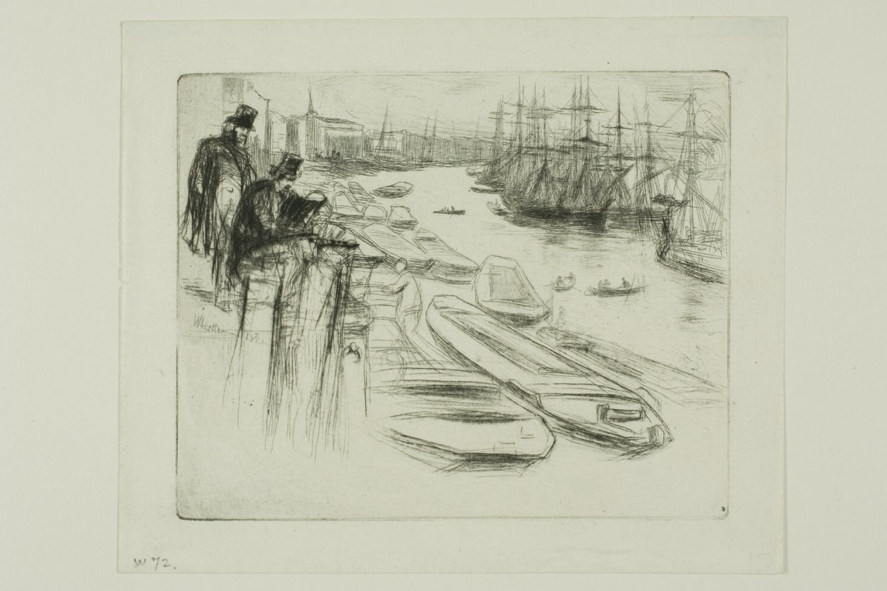 De kleine vijver door James Abbott McNeill Whistler