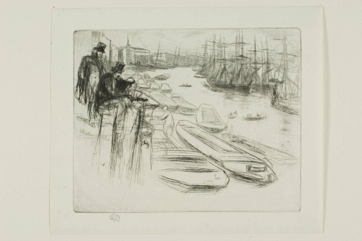 Het kleine zwembad door James Abbott McNeill Whistler