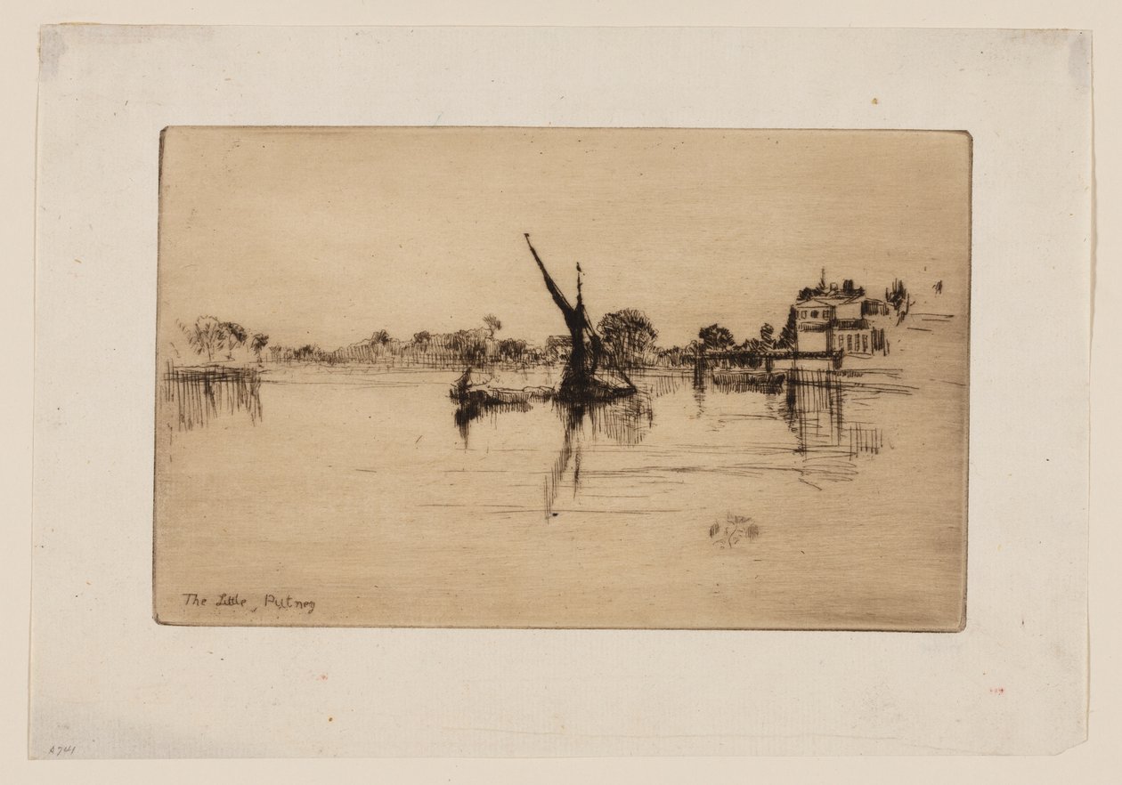 De Kleine Putney door James Abbott McNeill Whistler