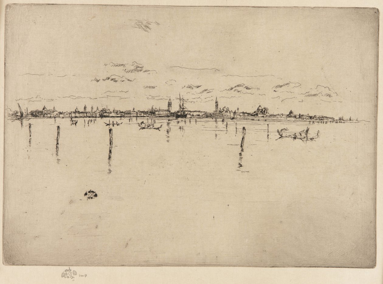 Het kleine Venetië door James Abbott McNeill Whistler