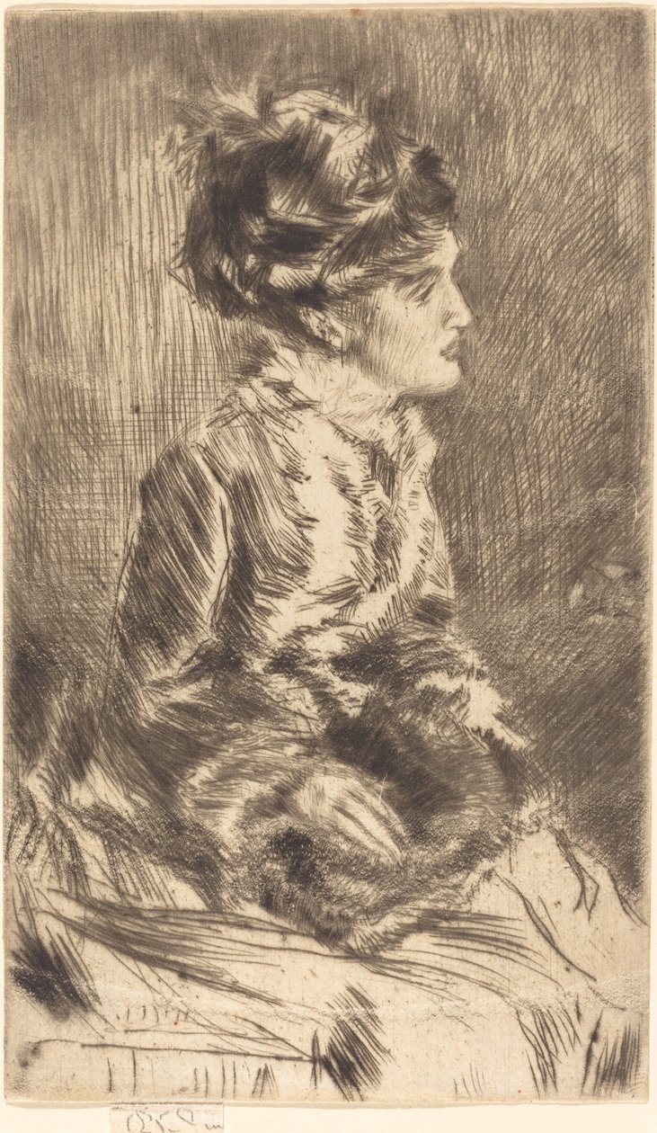 De Muff door James Abbott McNeill Whistler