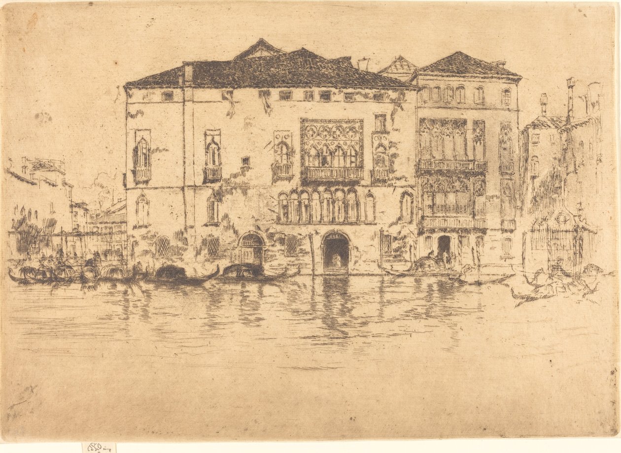 De Paleizen door James Abbott McNeill Whistler