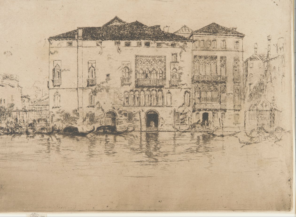 De paleizen door James Abbott McNeill Whistler