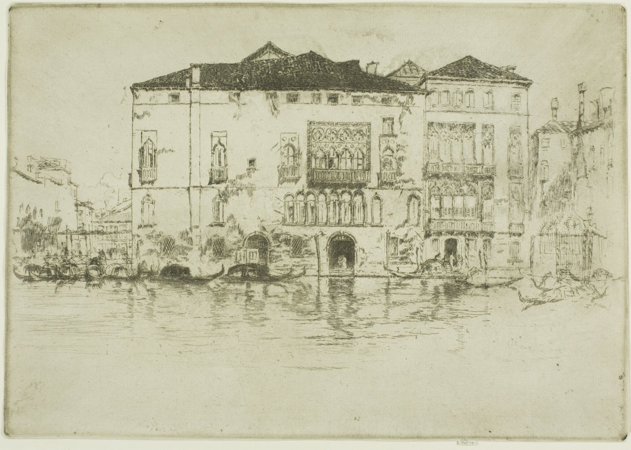 De paleizen door James Abbott McNeill Whistler