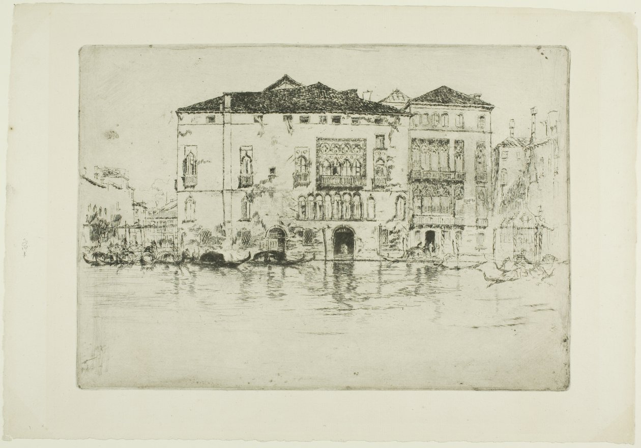 De Paleizen door James Abbott McNeill Whistler