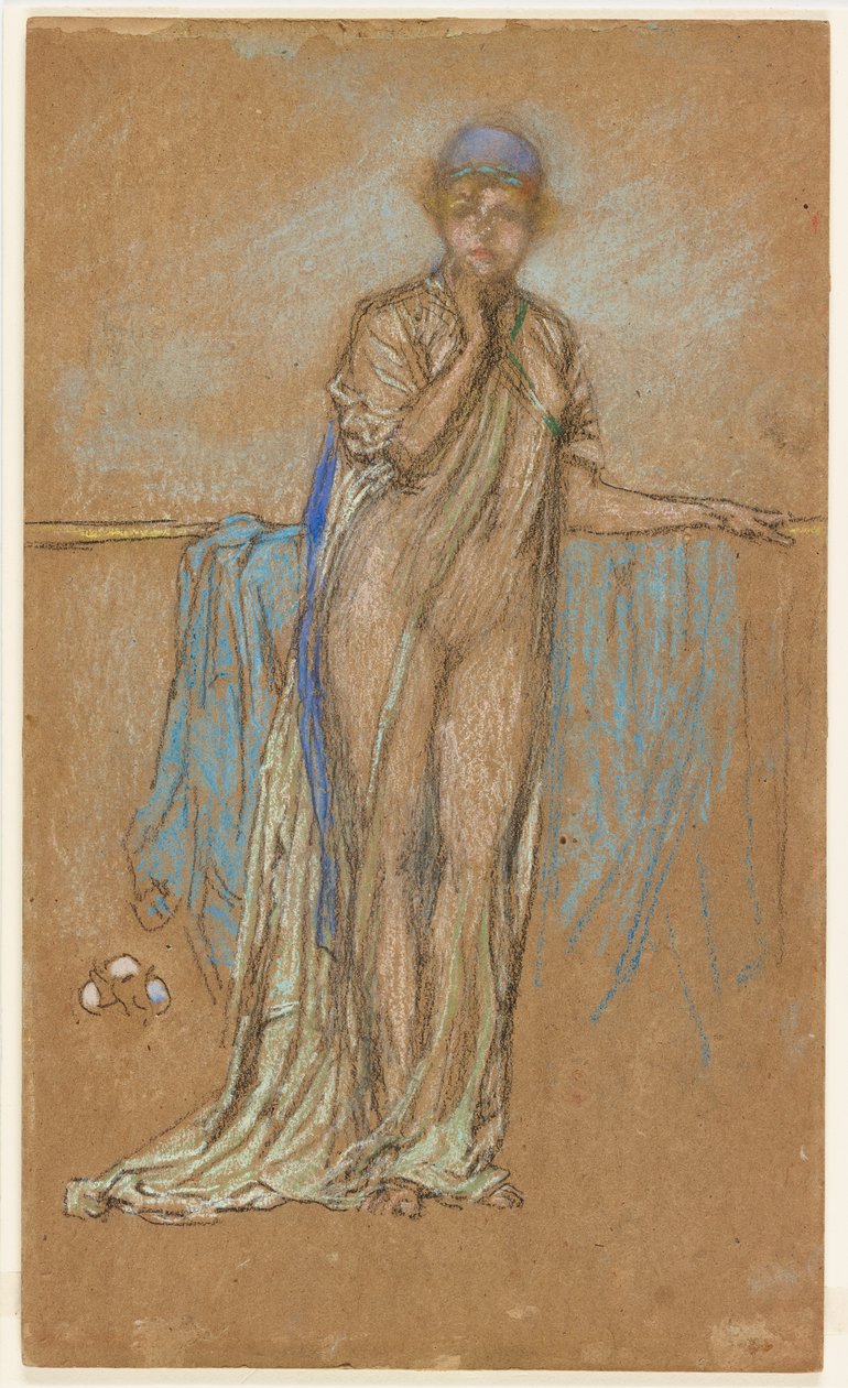 De paarse muts door James Abbott McNeill Whistler