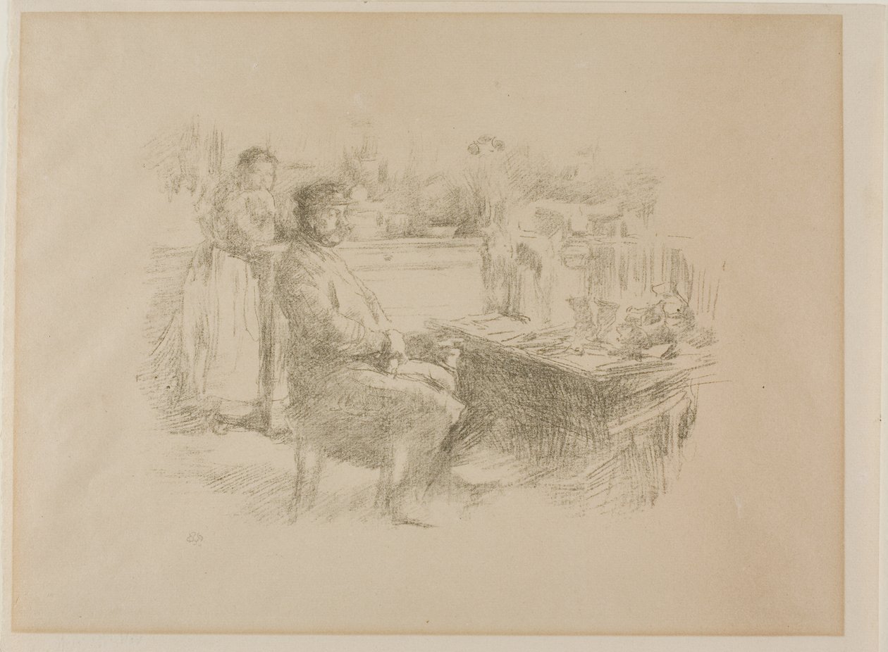 De Schoenmaker door James Abbott McNeill Whistler
