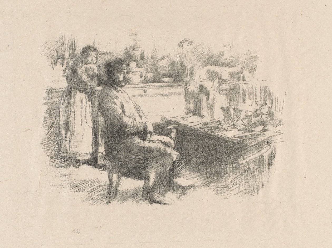 De schoenmaker door James McNeill Whistler
