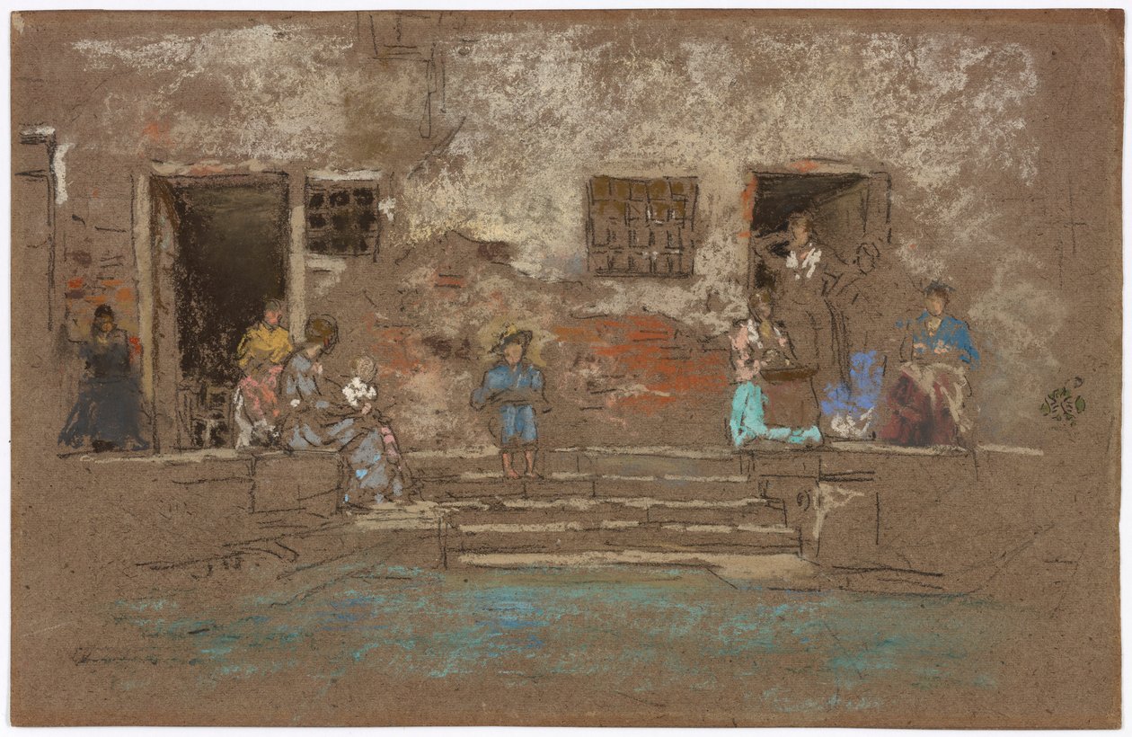 De trappen door James Abbott McNeill Whistler