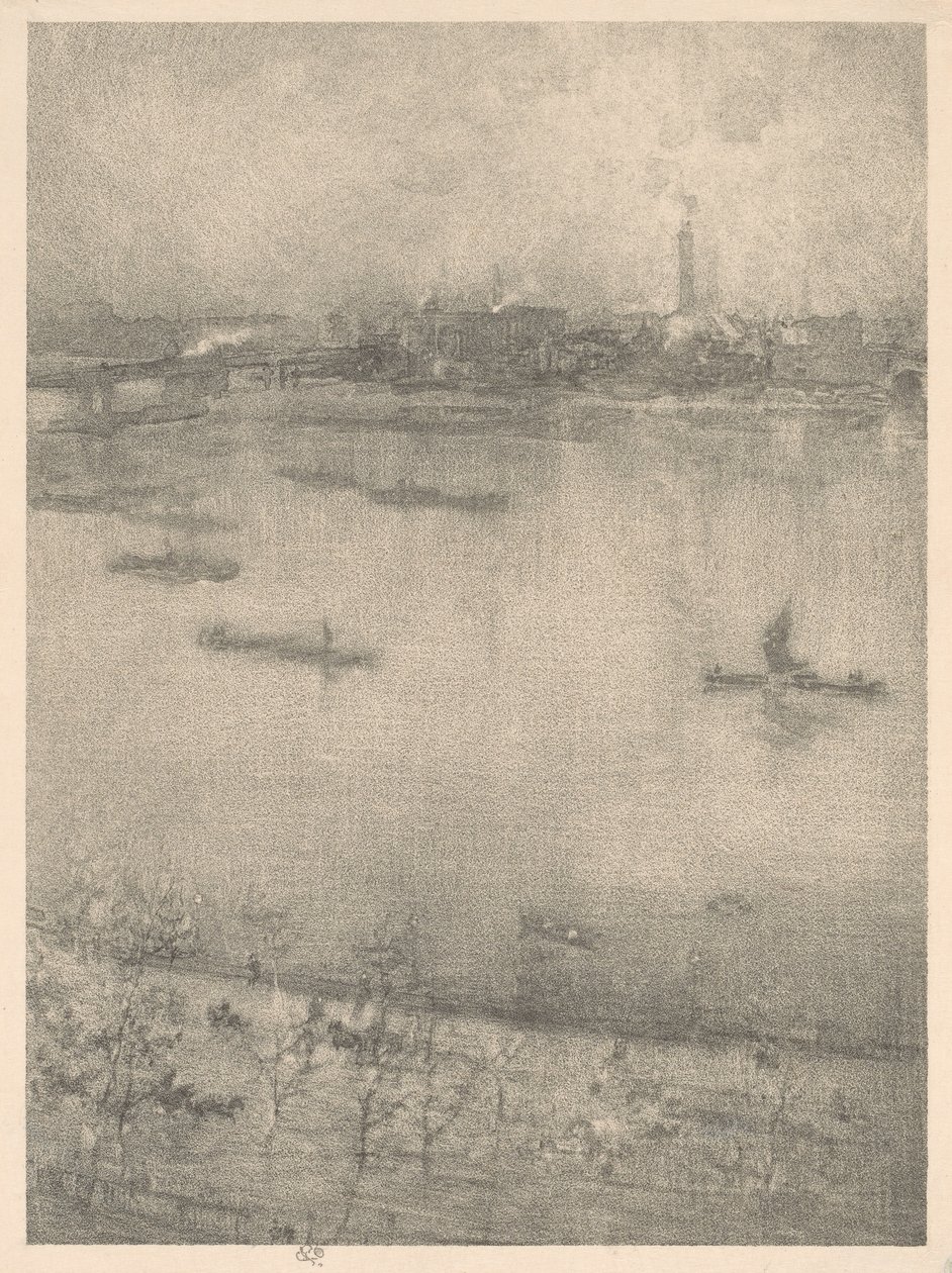 De Theems door James Abbott McNeill Whistler