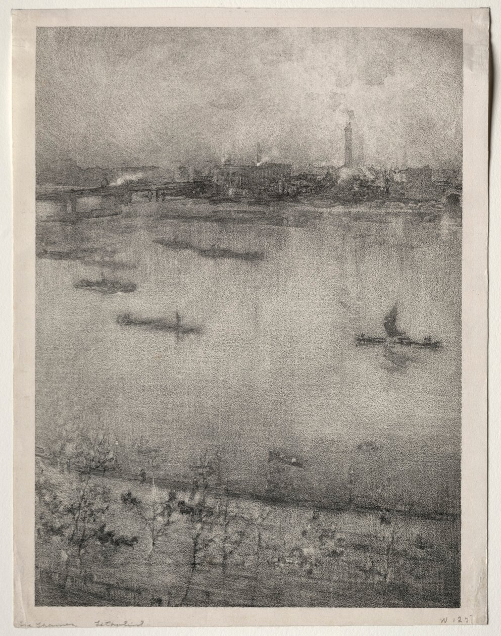 De Theems door James McNeill Whistler