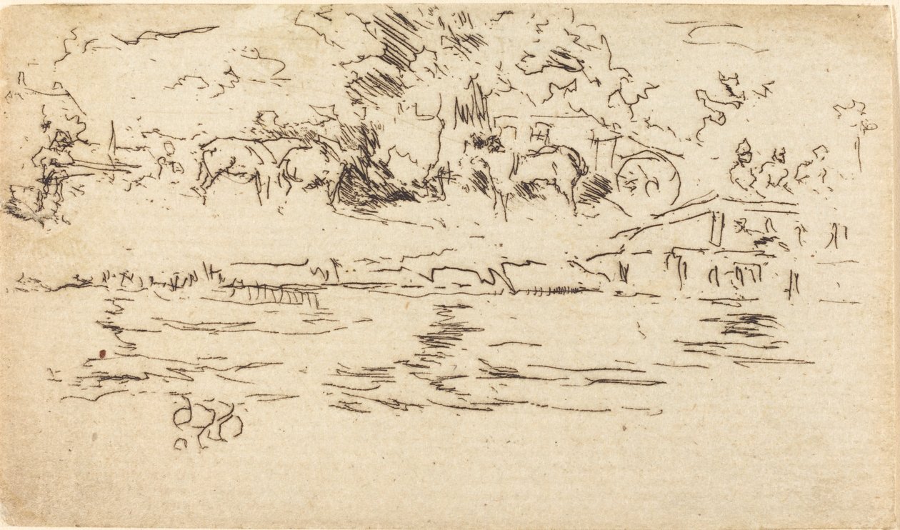 Het Sleeppad door James Abbott McNeill Whistler