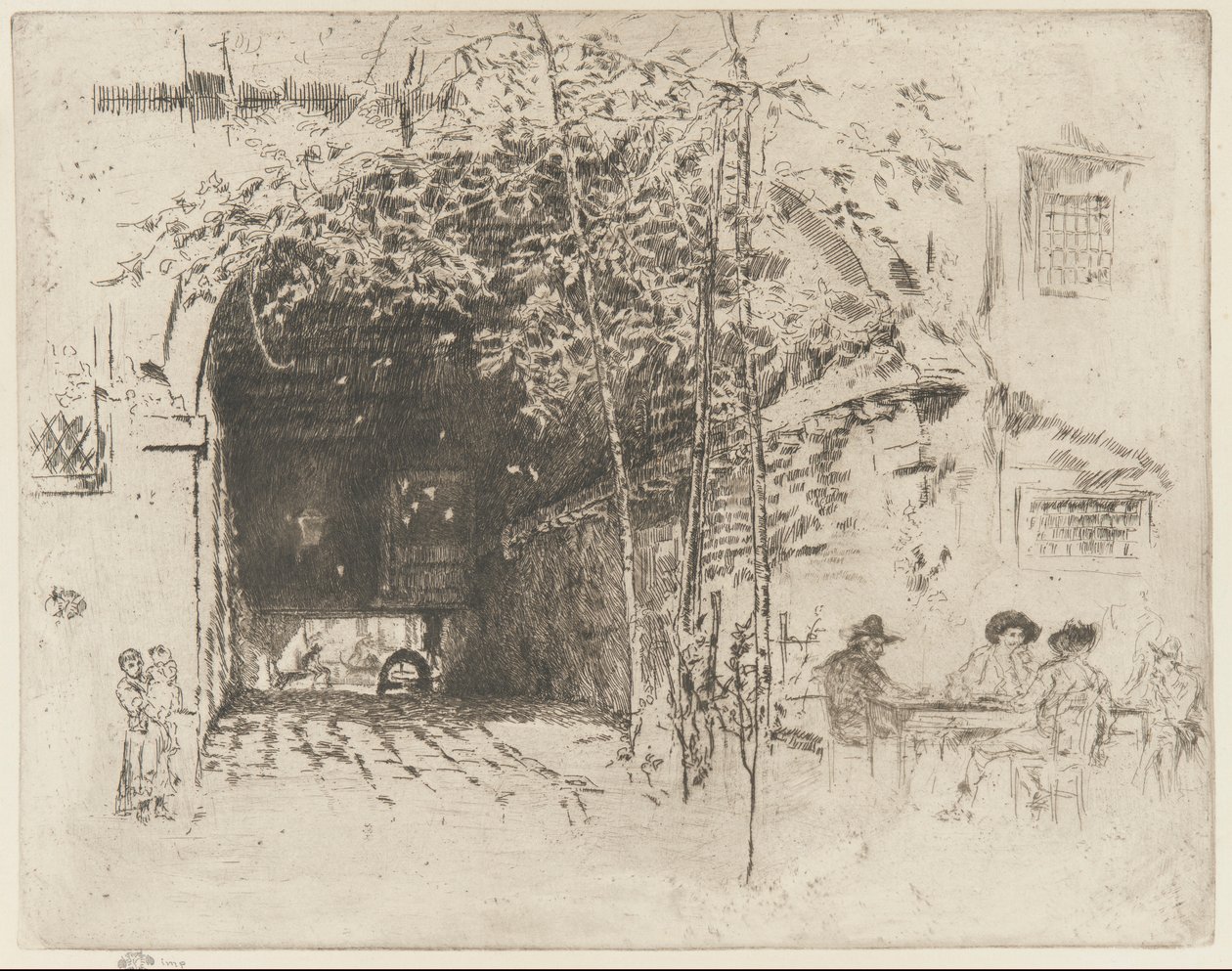De Traghetto door James Abbott McNeill Whistler