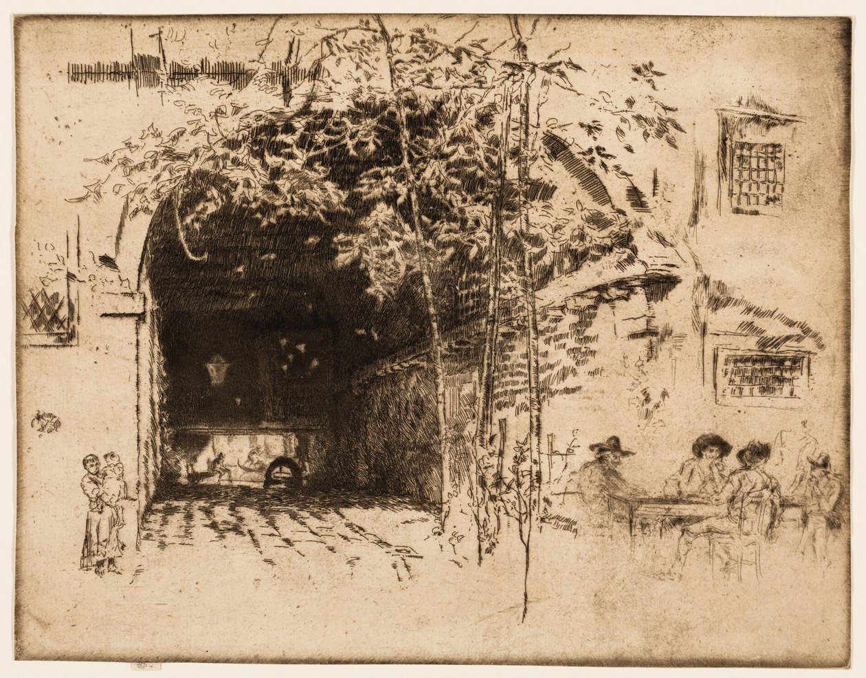 De Traghetto, Nr. 2 door James Abbott McNeill Whistler