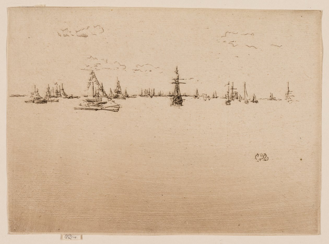 Het torenschip door James Abbott McNeill Whistler