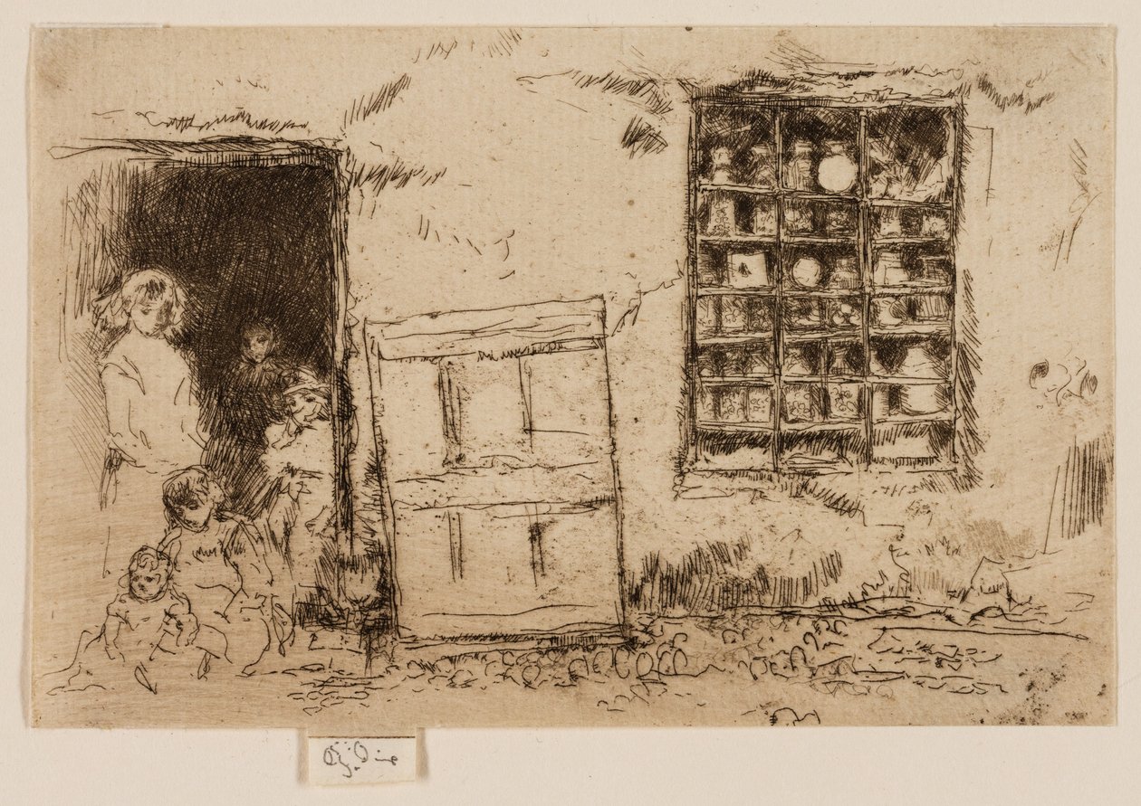 De dorpszoetwinkel door James Abbott McNeill Whistler