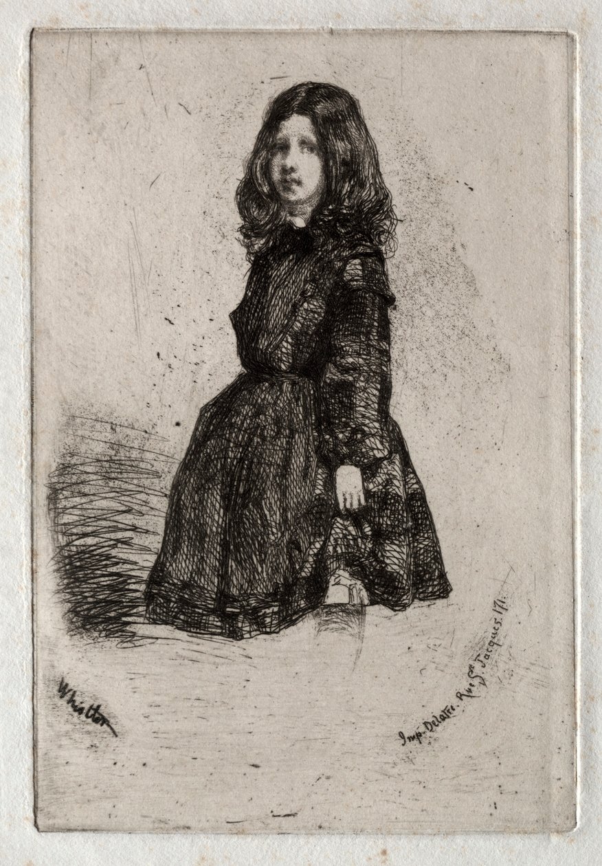 Twaalf etsen uit de natuur:  Annie door James McNeill Whistler