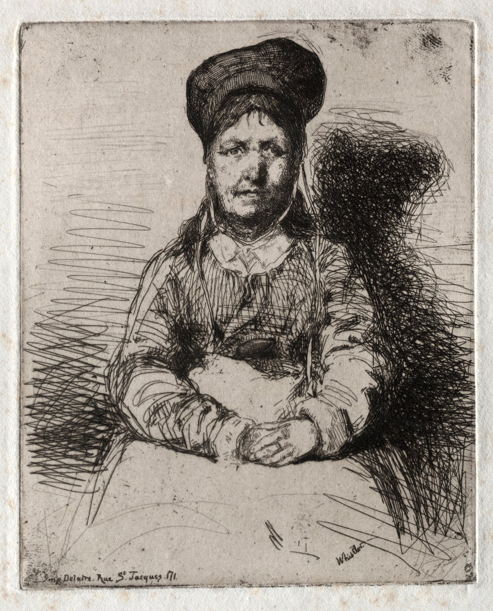 Twaalf etsen uit de natuur:  La Rétameuse door James McNeill Whistler