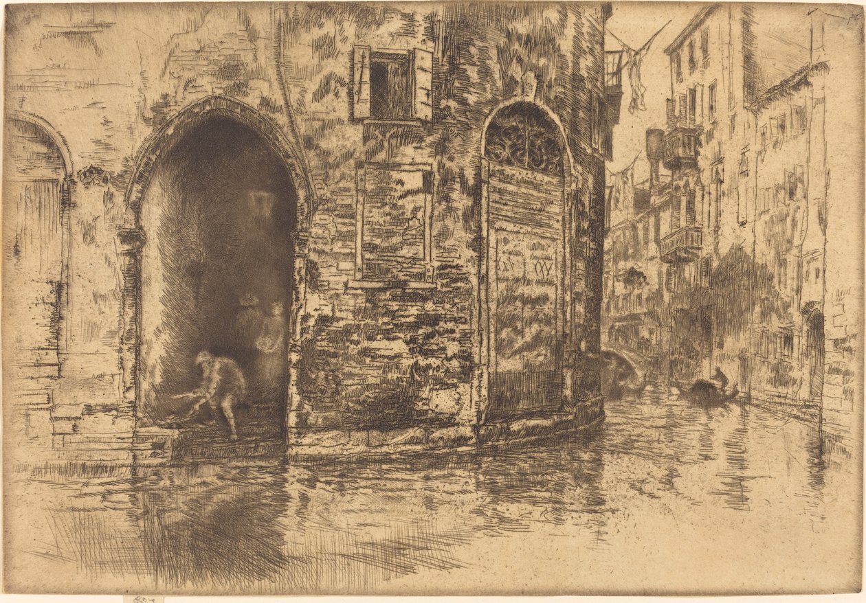 Twee Deuren door James Abbott McNeill Whistler