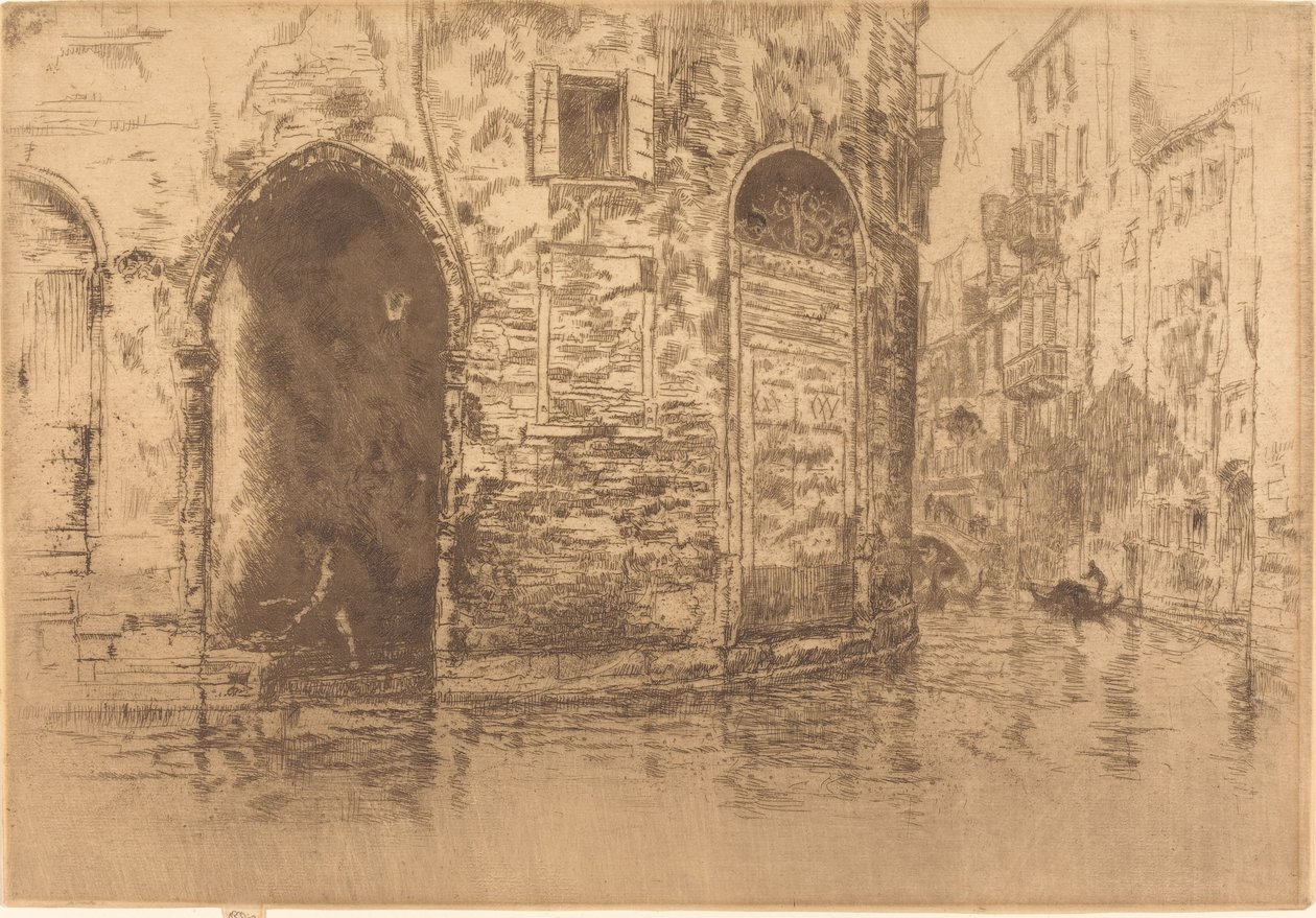 Twee deuropeningen door James Abbott McNeill Whistler