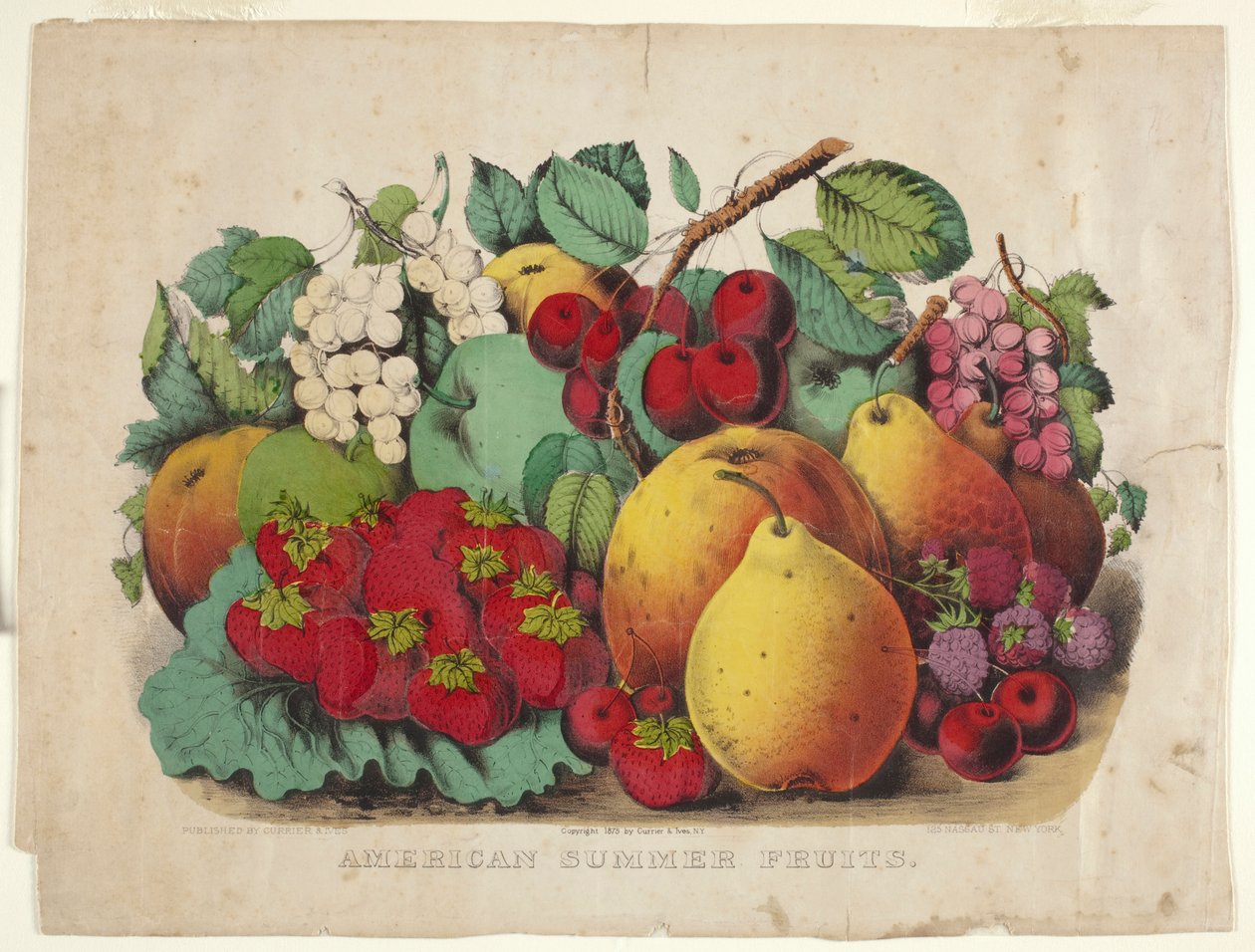 Amerikaans Zomerfruit door James Merritt Ives