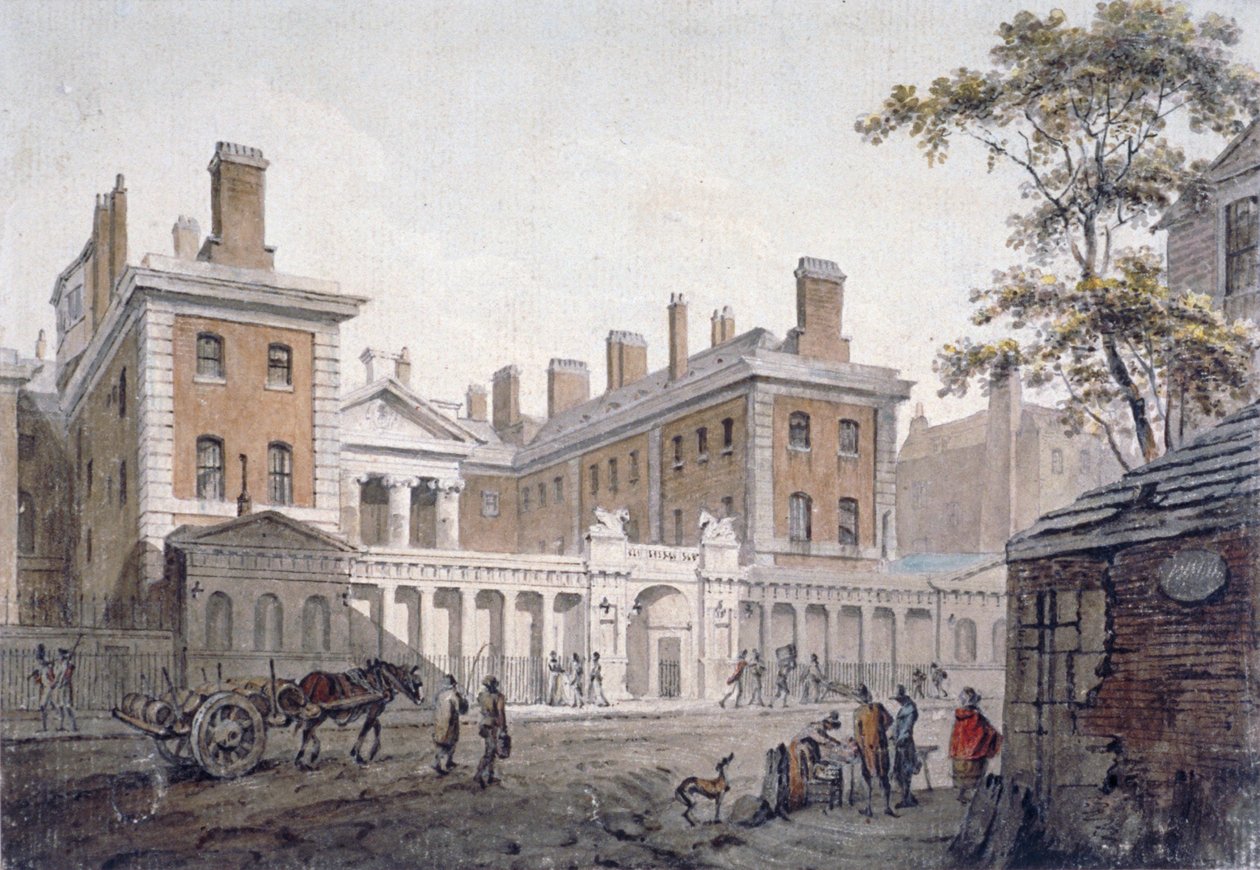De Admiraliteit, Whitehall, Londen, 1796 door James Miller