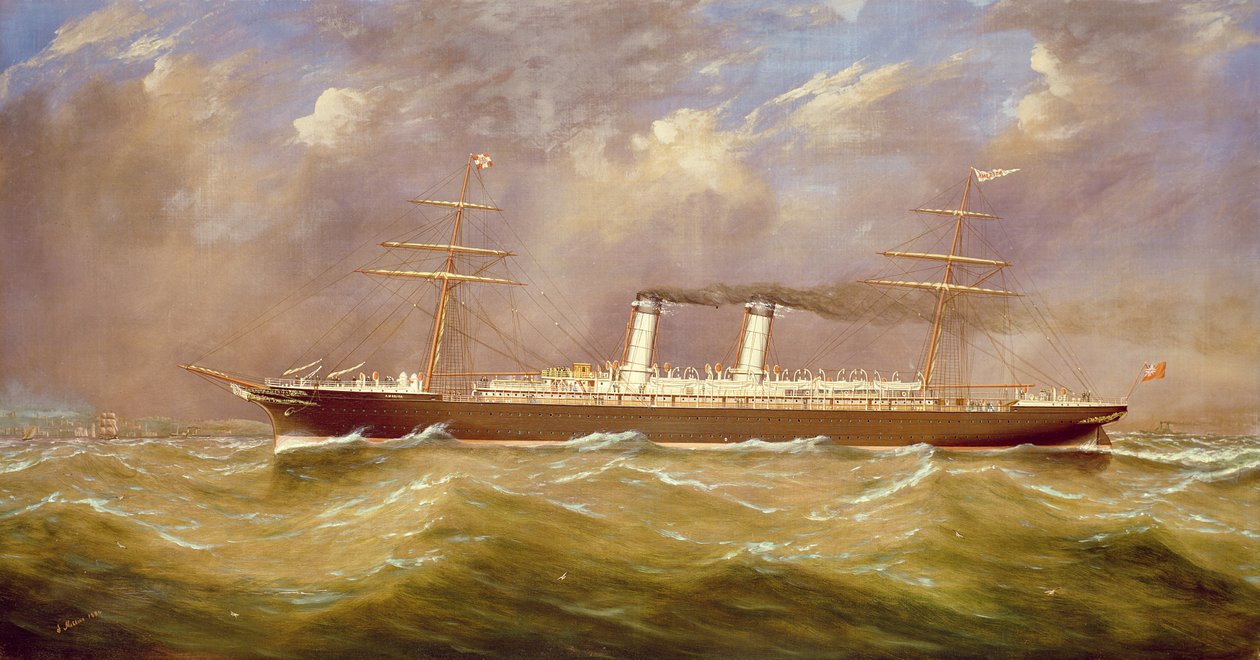 De S.S. America door James Miller