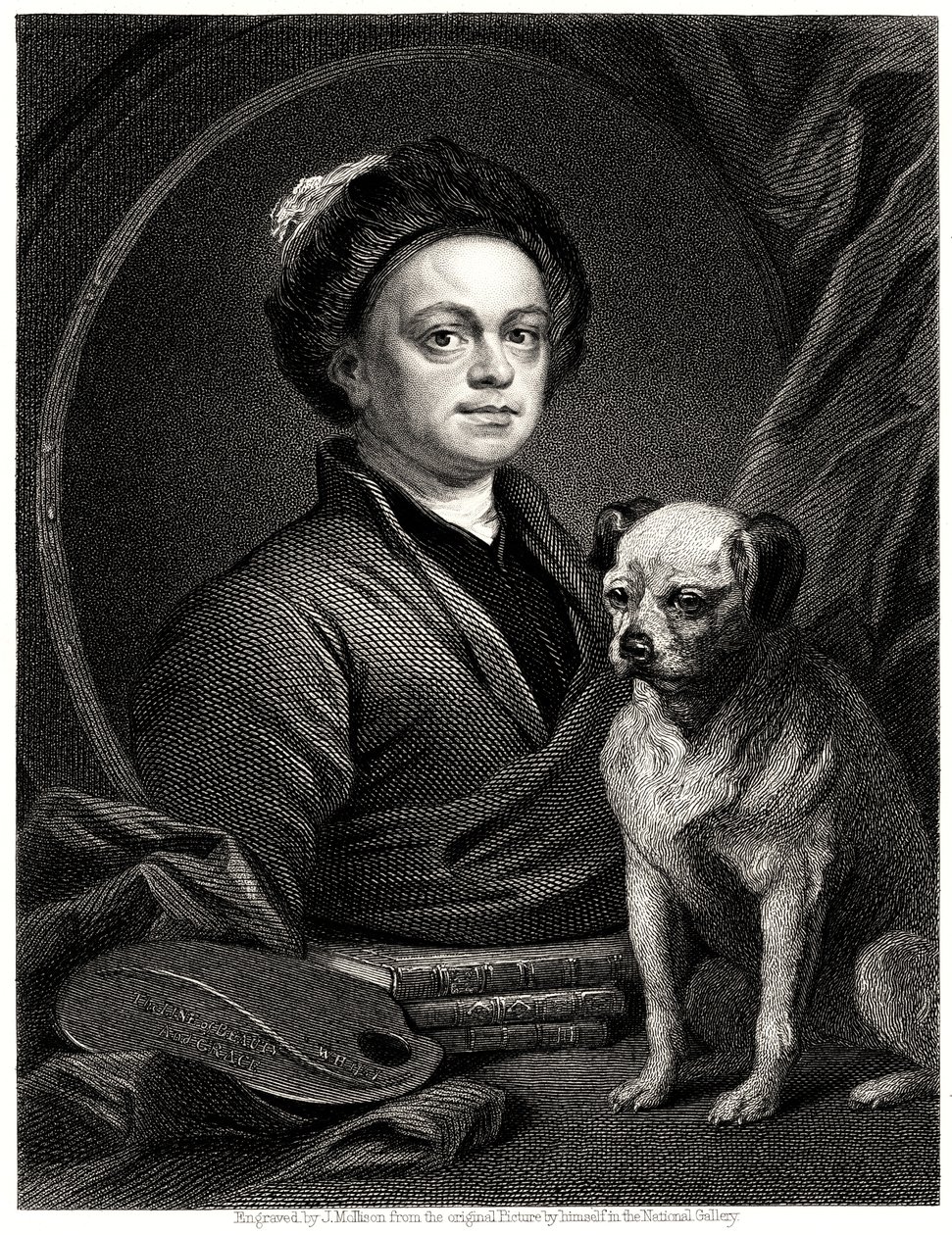Gulielmus Hogarth, 19e eeuw door James Mollison
