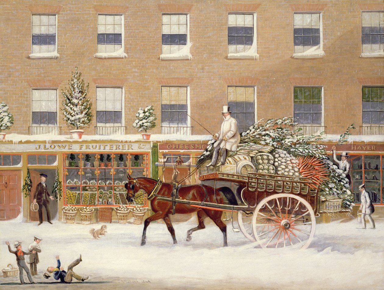 De Nadering van Kerstmis door James Pollard